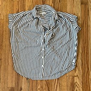 Madewell- Button Down Striped tee
